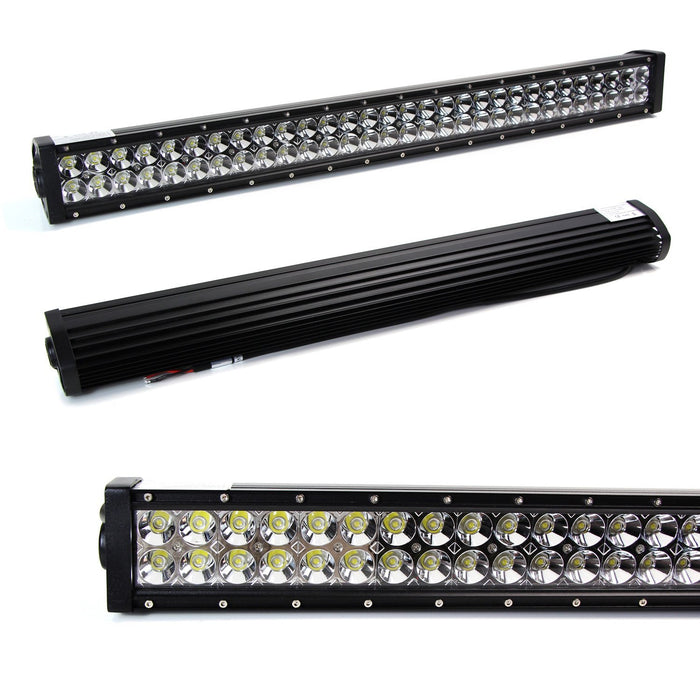 180W 30" LED Light Bar w/ Lower Bumper Bracket, Wirings For Toyota FJ Cruiser