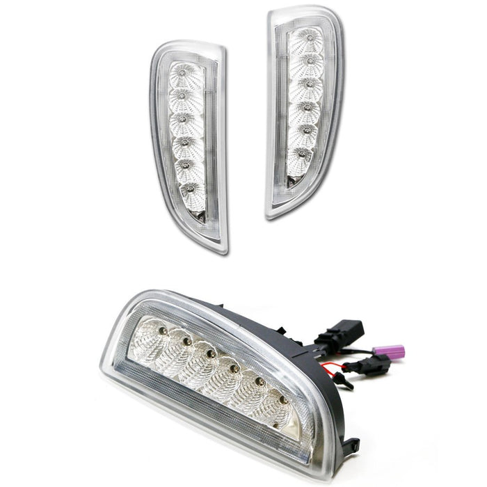 Clear Switchback LED Daytime Running Light/Turn Signal For 07-10 Porsche Cayenne