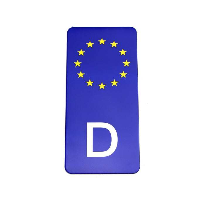 European Union EU Germany Rear Bumper Trunk License Plate Side Bar Sticker Badge