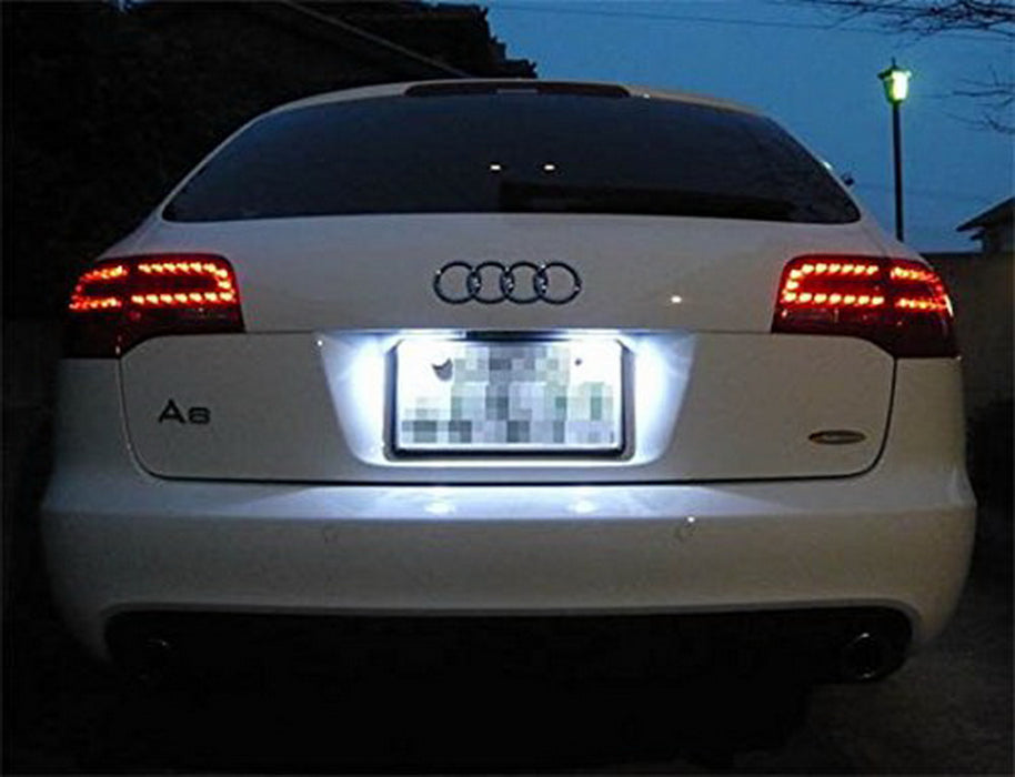 High Power White 6418 C5W Error Free LED Bulbs For Euro Car License Plate Lights