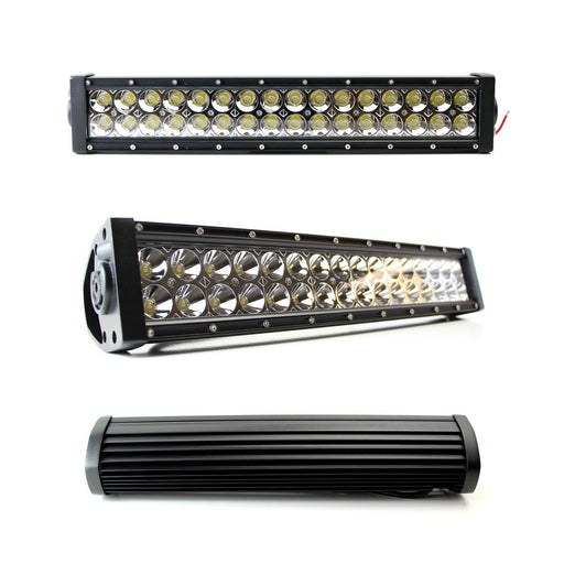 96W LED Light Bar w/ Lower Bumper Bracket, Wiring For 15-up GMC Sierra 2500 3500