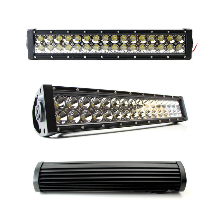 96W LED Light Bar w/ Lower Bumper Bracket, Wiring For 15-up GMC Sierra 2500 3500