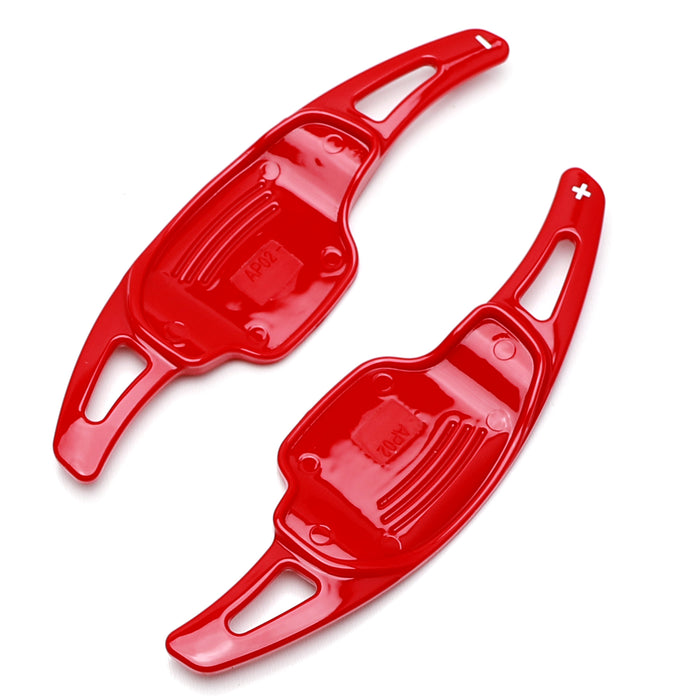 Gloss Red Larger Steering Wheel Paddle Shifts For Chevy Gen5 Camaro Cadillac CT6