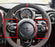 Real Blk Carbon Fiber Steering Wheel Larger Paddle Shifter For MINI F55 F56 F60