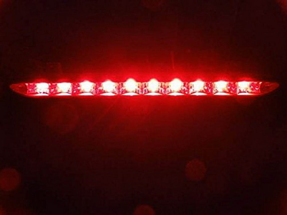 Smoked Chrome Lens Red 10-LED High Mount 3rd Brake Light For 2007-14 MINI Cooper