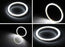 6000K Xenon White SMD LED Angel Eyes Halo Rings For 10-up Hyundai Genesis Coupe