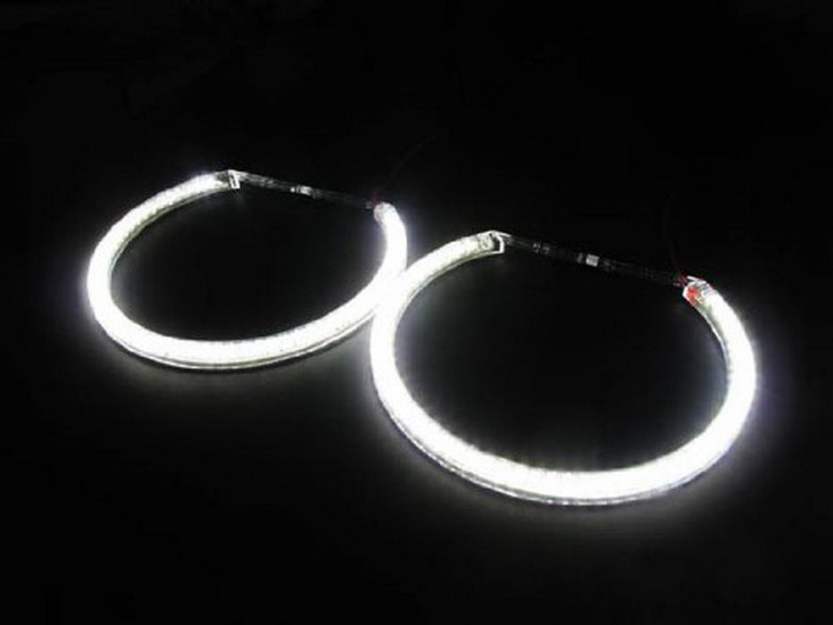 Halogen Headlight White LED Angel Eyes Halo Rings For BMW E46 3 Series w/Non-HID