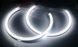 Headlight Retrofit Xenon White LED Angel Eye Halo Rings For 2010-13 Chevy Camaro