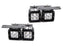 80W Dual LED Pods w/ Foglight Bracket/Wirings For Avalanche Silverado 1500 2500