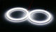 Xenon Headlight 240-SMD LED Angel Eyes Halo Rings For BMW LCI E46 3 Series Coupe