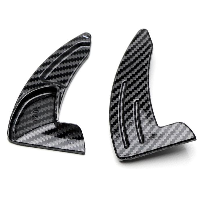 Twill-Weave "Carbon" Style Steering Wheel Paddles For Dodge Challenger Charger