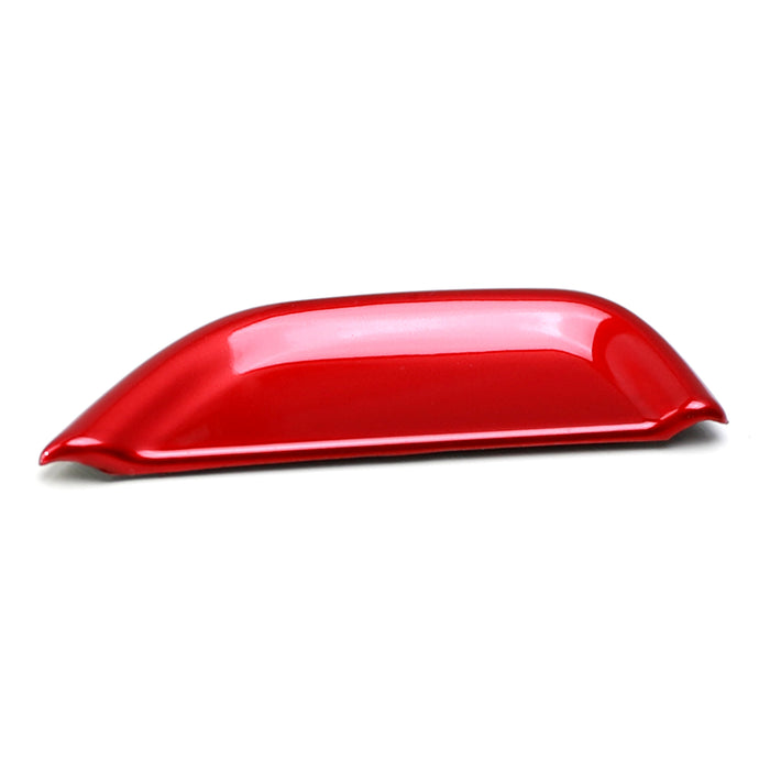 Red Cover Trim For 2015-up Challenger's Center Console Armrest  Lid Open Button