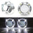 3.0" H1 Bi-Xenon Projector Lens For Headlights w/ Porsche Style 4-LED DRL Shroud