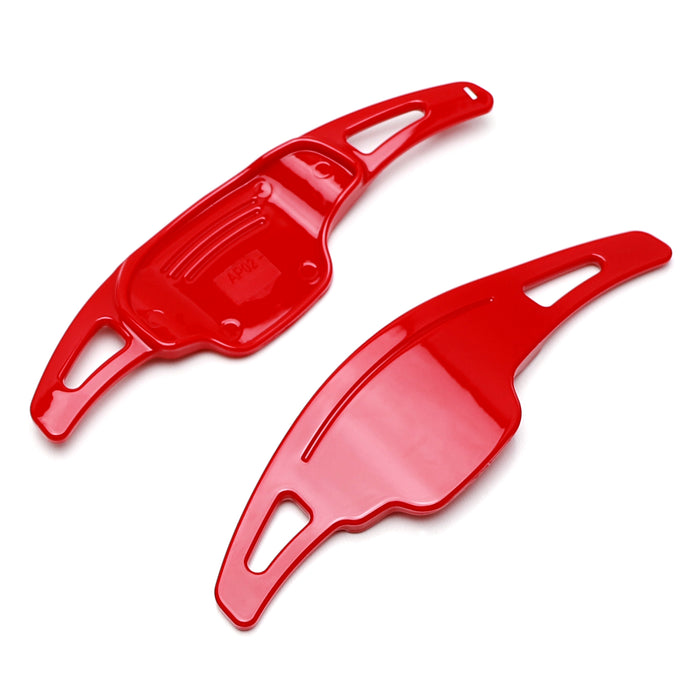 Gloss Red Larger Steering Wheel Paddle Shifts For Chevy Gen5 Camaro Cadillac CT6