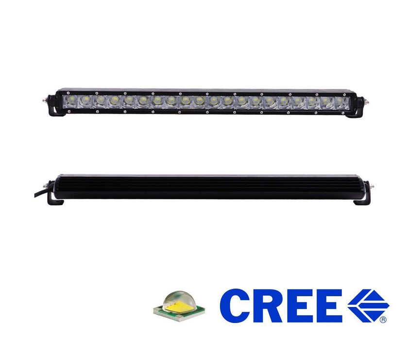 100W 20" LED Light Bar w/ Bumper Bracket, Wirings For 03-18 Dodge RAM 2500 3500