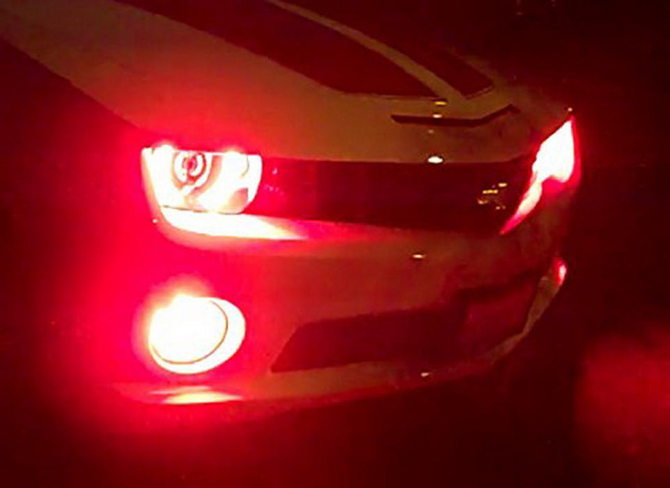 Headlight Retrofit RGB 7-Color LED Angel Eye Halo Rings For 2010-13 Chevy Camaro