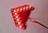 2 Super Red 33-SMD Sequential LED Arrows for Car Side Mirror Turn Signal Lights