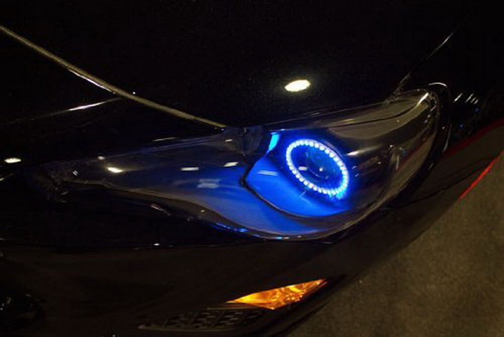 RGB Multi-Color LED Angel Eyes Halo Rings Kit For Scion FRS Subaru BRZ Headlight