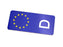 European Union EU Germany Rear Bumper Trunk License Plate Side Bar Sticker Badge