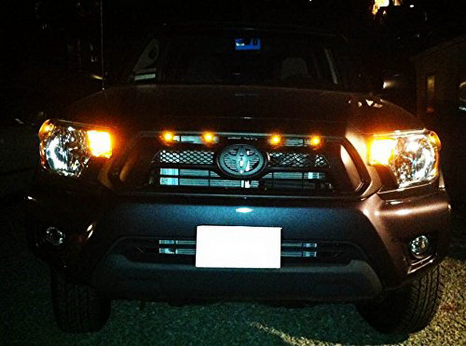 4pc Ford SVT Raptor Style LED Amber Grille Lighting Kit, Universal Fit Truck SUV