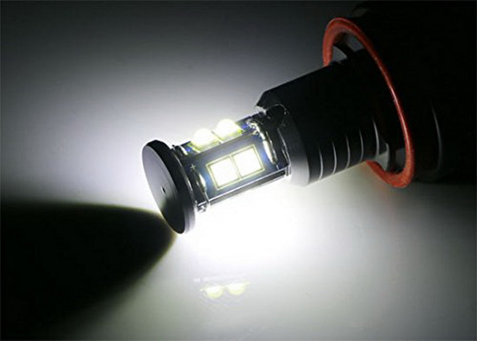 Mega 80W 7000K White BMW H8 LED Angel Eyes Ring Marker Bulbs For 1 3 5 X Series