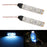 3-SMD White LED Strip Lights For Cup Holder Gauge Cluster Glove Box Foot Area