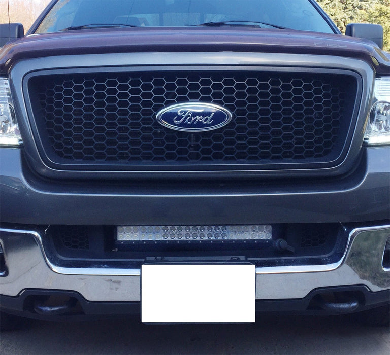 120W 20" LED Light Bar w/ Lower Bumper Brackets, Wirings For 2006-08 Ford F150