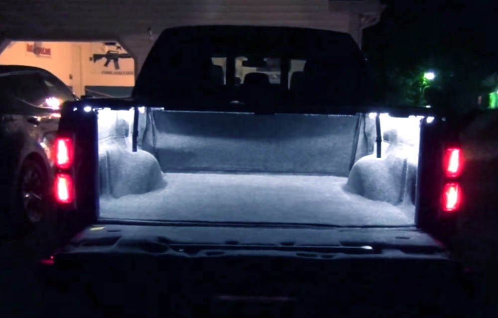 Universal Fit Xenon White 10-pcs 90-LED Truck Bed Cargo Area LED Lighting Kit