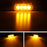 2pc Amber LED Strobe Warning Light Flashers For Truck Trailer Pick-up SUV