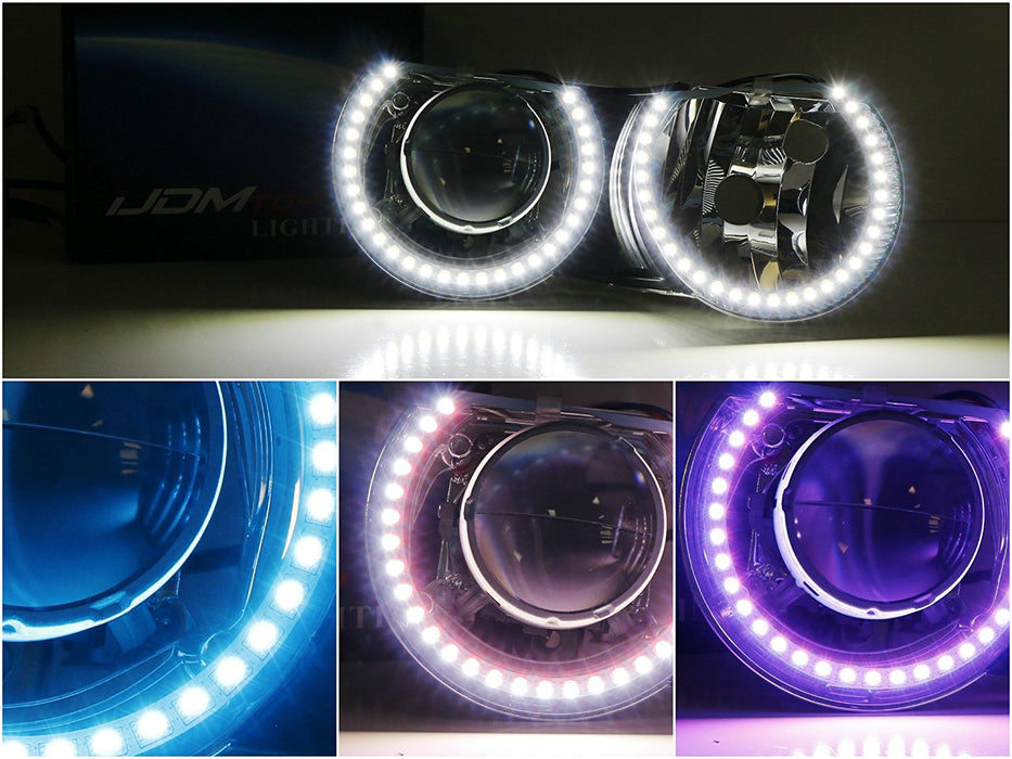 RGBW Multi-Color LED Angel Eyes Halo Rings For BMW E36 E46 E38 E39 3 5 7 Series