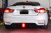 Clear Lens Full LED Strip Rear Bumper Reflector Lights For BMW F30 3 w/ M-Bumper