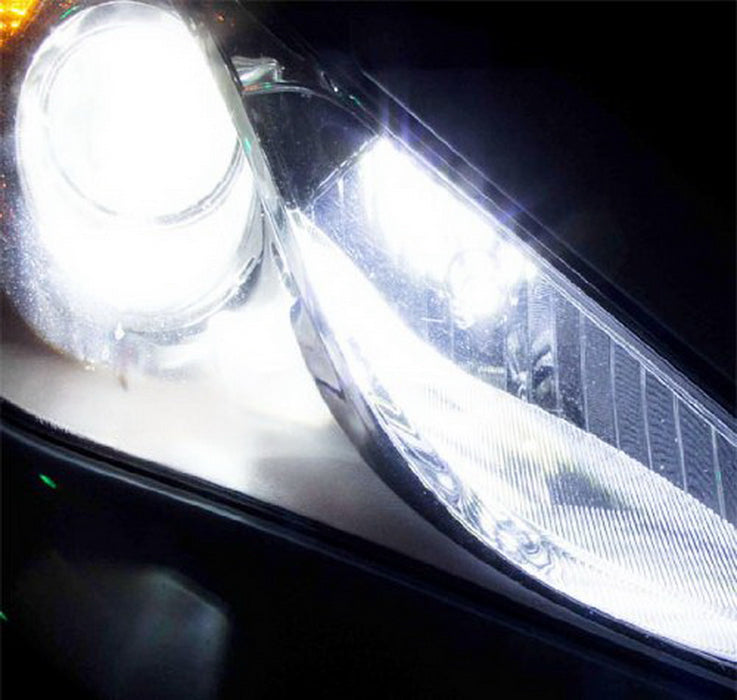 White High Power 80W-Max CREE H7 LED Bulbs For Hyundai On High Beam DRL Lights