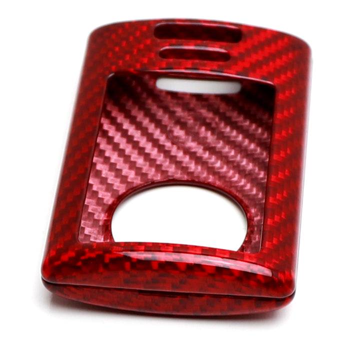 Real Gloss Red Carbon Fiber Key Fob Shell Cover For Chevy 2014-2019 C7 Corvette