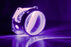 Purple 15-SMD High Power LED Demon Eye Halo Ring Kit For Headlight Projector