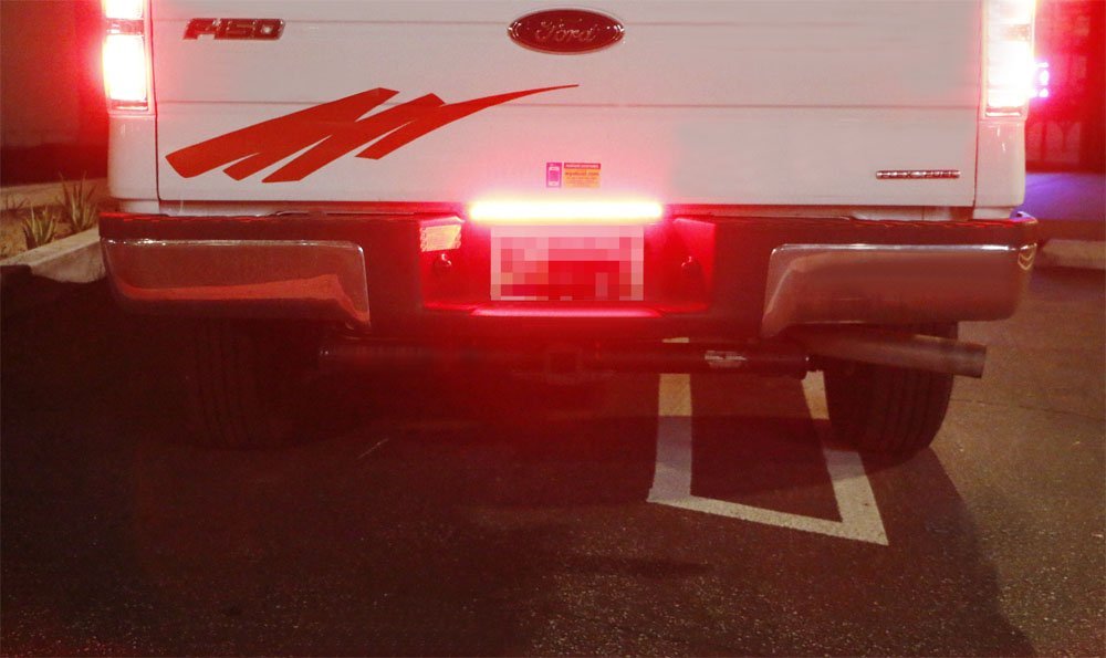 17" Trunk Tailgate Red LED Light Bar For Tail Brake Light Functions For Trucks