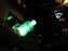 3-SMD Green LED Strip Lights For Cup Holder Gauge Cluster Glove Box Foot Area