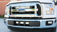 54W 20" LED Light Bar w/ Hidden Behind Grille Mount Bracket For 15-up Ford F150