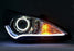 Even Illuminating White/Amber Switchback LED Strip Lights For Headlight Retrofit