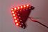 2 Super Red 33-SMD Sequential LED Arrows for Car Side Mirror Turn Signal Lights