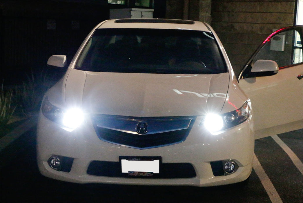 15-SMD LED High Beam Daytime Running Light Kit For Acura ILX TSX MDX TL RL Honda