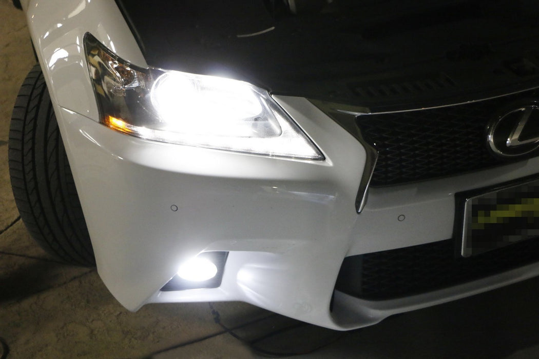 Lexus F-Sport Style White 15W LED Fog Light Kit For 13-15 GS350 GS460 GS450h GS