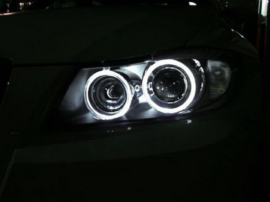 12W CREE LED Angel Eyes Ring Marker Bulbs Lights For 06-08 BMW E90 E91 3 Series