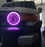 RGB Multi-Color LED Angel Eyes Halo Rings For 2007-up Toyota FJ Cruiser Headlamp