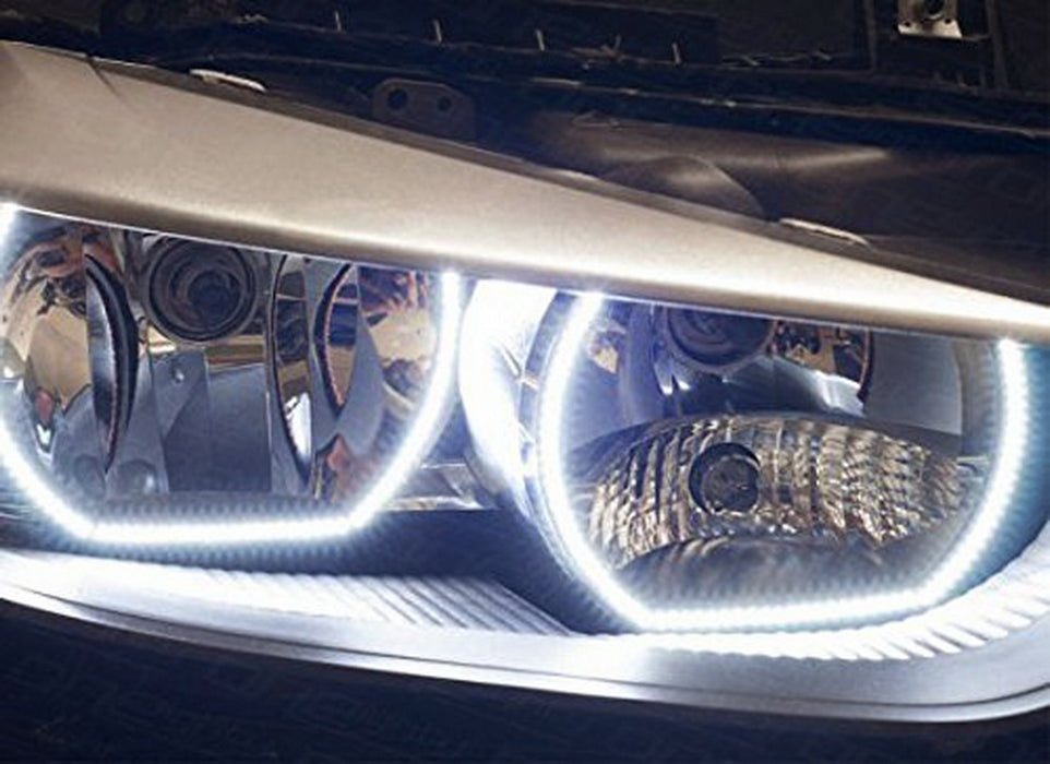 DTM Style LED Angel Eyes Halo Rings For BMW 1 2 3 4 5 Series Headlight Retrofit