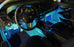 4pc 5" Ice Blue LED Ambient Style Lighting Kit Car Interior Decoration (5V USB)