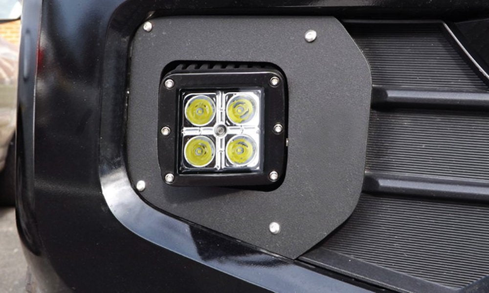 40W CREE LED Pods w/ Bracket, Fog Bezels Covers, Wirings For 16-23 Toyota Tacoma