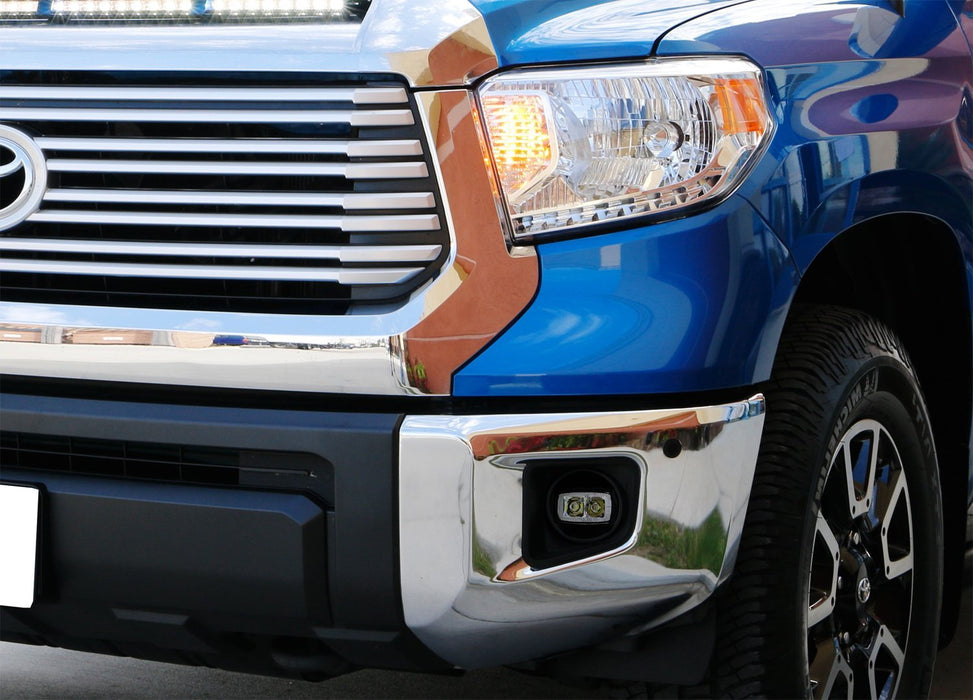 SR-MINI 20W LED Pods w/ Bezel Covers, Bracket, Wiring For 2014-21 Toyota Tundra