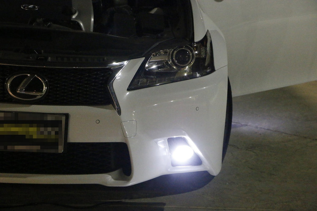 Lexus F-Sport Style White 15W LED Fog Light Kit For 13-15 GS350 GS460 GS450h GS