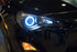 RGB Multi-Color LED Angel Eyes Halo Rings Kit For Scion FRS Subaru BRZ Headlight