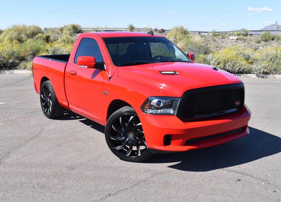 Performance Hood Scoop Replace Switchback/Sequential LED DRL For RAM 1500 Sport